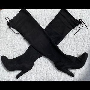 STEVE MADDEN GORGEOUS OVER THE KNEE SIZE 5M BLACK